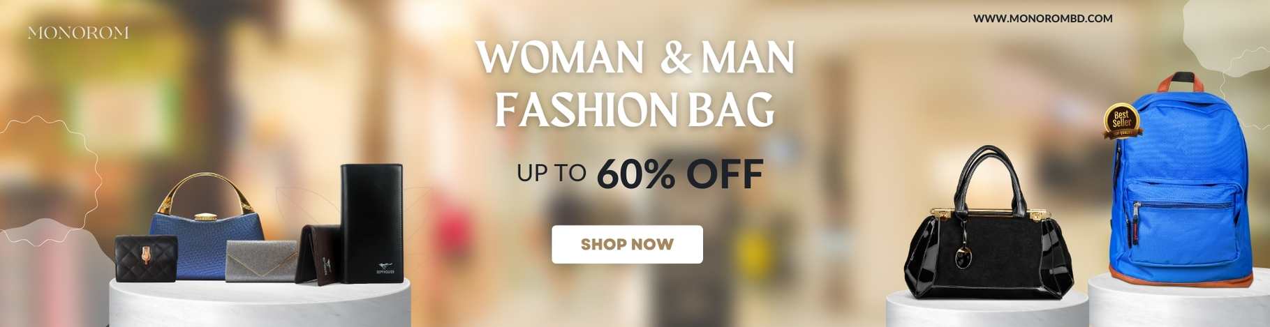 Monorom - Online Shopping in Bangladesh-Bags-Banner