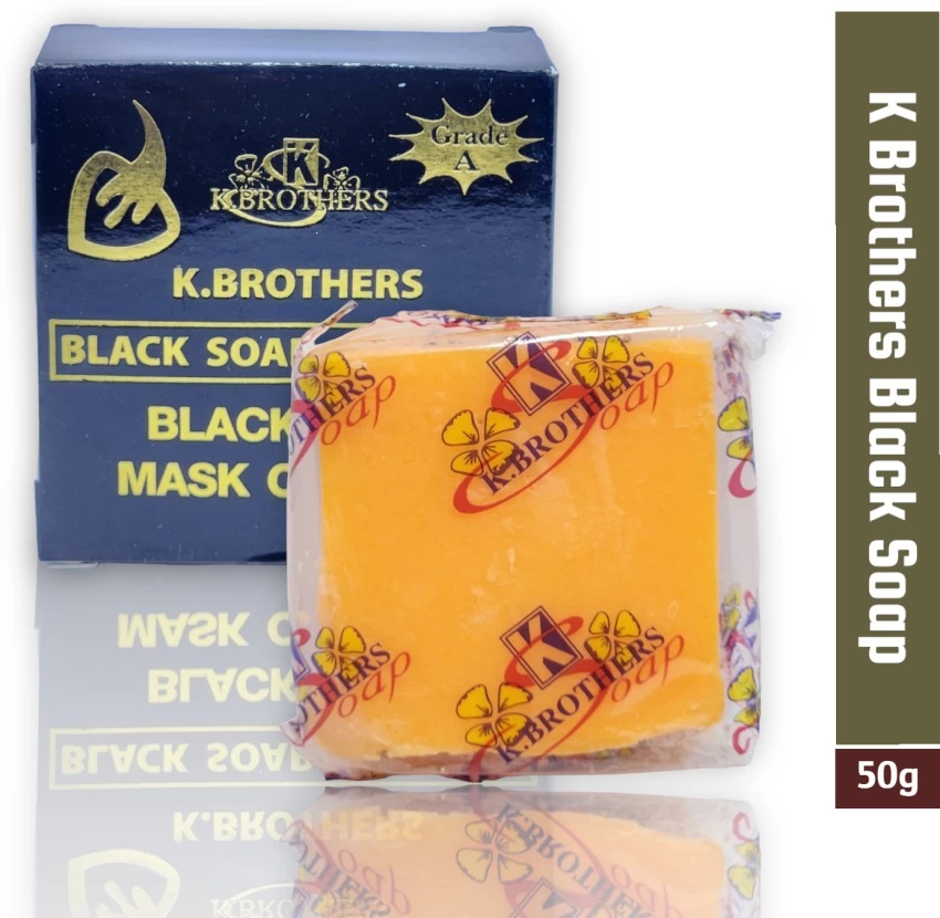 K Brothers Black Soap ( Black Spot Mask On Face ) - 50 gm Product Images 1